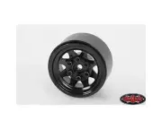 RC4WD Stamped Steel 1.0" Stock Beadlock Wheels (Black) (4) [RC4ZW0229]