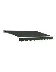 [Instahut] Folding Arm Awning Retractable Sunshade 2.5m x 2m in Grey