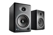 Audioengine 5+ Wireless Powered Bluetooth Speakers Pair - Satin Black