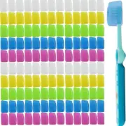 100PCS Toothbrush Head Covers, Portable Toothbrush Pod Caps Case Protector for H