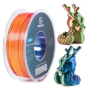 GEEETECH PLA Filament Silky PLA 1,75mm 1KG Red+Yellow+Blue Tricolor Gradient PLA