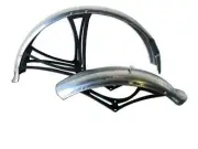 26"x4.0" Bicycle Fender Set Fat Tires Beach Cruiser Front and Back Fenders Set