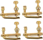 Sosoport 4pcs Durable Violin Fine Tuners for Violins Easy Installation and Precision Control for Optimal Sound Quality Convenient for All Skill Levels
