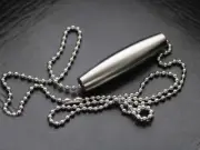 Titanium Alloy Knife Pendant DIY Necklace Versatile Bead for Men and Women