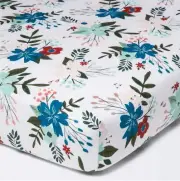 NWT Cloud Island Fitted Crib Sheet, Meadow, 28"x 52", Up To 8" Deep