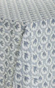 [Moda Domus] Lily of the Valley Printed Linen Tablecloth 70 x 144"