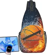 [Generic] Hiking Sling Bag | Chest Pouch for Sports | Large Capacity Fanny Pack Running Bag, Fashionable Shoulder Phone Backpack for Sports, Festival, Workout