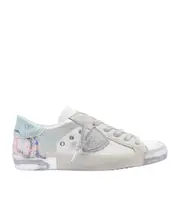 Philippe Model Logo Patch Lace-Up Sneakers 36,37,38,39 White