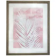 LVD Framed Print Blush 1 Decorative Home/Office Hanging Wall Decor 50x40cm