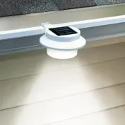 Easy To Install Solar Powered Clip-On Gutter Home Security LED Spot Light