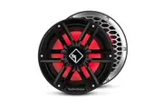 Rockford Fosgate M2D2-10IB 10" Colour Optix Infinite Baffle Marine S/Woofer DVV, 400W Rms, 1600W Peak, BLK + SS Grill