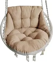 Swing Chair Cushion | Desk Chair Back Support Cushion for Hammock Egg Chair | Washable Desk Chair Back Support Cushion, Egg Chair Cushions for Outside, Hammock Egg Chair Cushion, Patio, Fulenyi