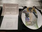 KNOWLES COLLECTOR PLATE BIBLICAL MOTHERS SERIES THE PHARAOH'S DAUGHTER &MOSES 1b
