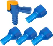 Milisten 1set Silicone Mouthpiece Adapter Kit for Hydration Pack Leakproof Connector Accessories for Water Bladder for Running Cycling Hiking Outdoor Sports