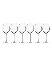 [Krosno] Splendour Wine Glass 500ml Set of 6 Gift Boxed in Clear