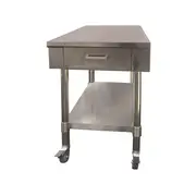 Mobile Stand Low Work Bench with 1 Drawer and Under Shelf - SWBD8-1