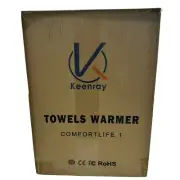 Keenray Towel Warmer ComfortLife 1 Snow White Luxury Bath Shower New