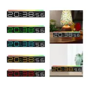 Digital Clock Large Display Multifunctional Gifts LED Music Electronic Clock for