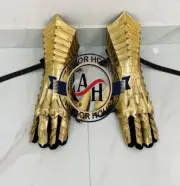 Antique Brass Nazgul Gauntlets Armor Gloves Functional Wearable Armor Gauntlets