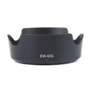 Black ABS Camera EW63C Lens Hood for EF-S 18-55mm f/3.5-5.6 IS for Lens