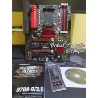 在飛比找蝦皮購物優惠-Asrock 970A-G/3.1主板AM3 支持處理器FX