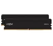 Crucial Pro 96GB 2x48GB DDR5 UDIMM 5600MHz CL46 Black Heat Spreader Support