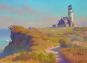 Provincetown TRURO LIGHTHOUSE Cape Cod 12x16 Giclee Print **SUPER SALE