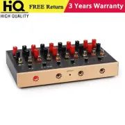 FV6 Multifunctional RCA 4-Channel Audio Switcher Lossless Switching+Power+Remote