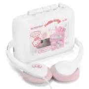 x Hello Kitty Strawberry Kawaii CP-81 Portable Cassette Player