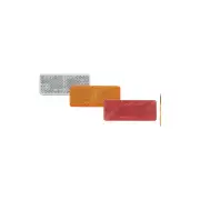 Narva Amber Retro Reflector 70x28mm with Self Adhesive 12V 84036 bulk of 50