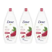 Dove Reviving Pomegranate & Hibiscus Tea Shower Gel, 16.9oz (Pack of 3)