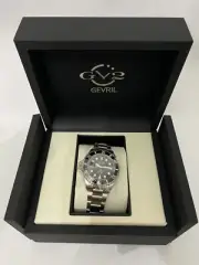 GV2 by Gevril Men's 42247 Liguria Swiss Automatic Ceramic Rotating Bezel Watch