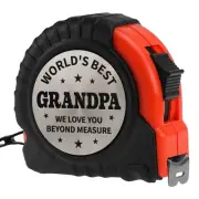 Sentimental Gift for Grandpa - 16 Ft Fractions 1/8 Retractable Measuring Tape...