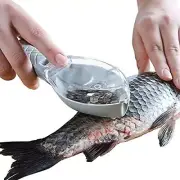 Fish Scale Remover Descaler Tool Fish Scraper Fish Skin Brush for Fast Cleaning