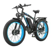 [EU DIRECT] KETELES K800 Electric Bike 48V 23Ah Battery 1000W*2 Dual Motors 26inch Tires 50-80KM Mileage Range 180KG Max
