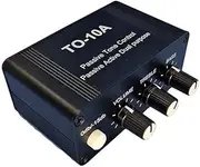 Yuemsh NE5532 Dual OP Amp Front Audio Amplifier, Stereo Tube Preamp Treble Mid Bass Tone Control Dual- Attenuated Volume