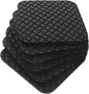 Kisangel Thick Treadmill Mats 6pcs Set Exercise Equipment Floor Pads Slip Noise Reduction