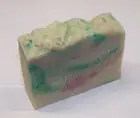 Raspberry Peppermint Goat Milk Soap by MJR Soaps