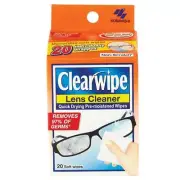 Clearwipe Lens Cleaner Wipes 20