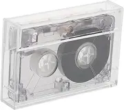 VICASKY Vintage Blank Cassette Tape DIY Audio Cassette for Home Decor Rustic Wall Decoration with Case for Recording Lectures Music
