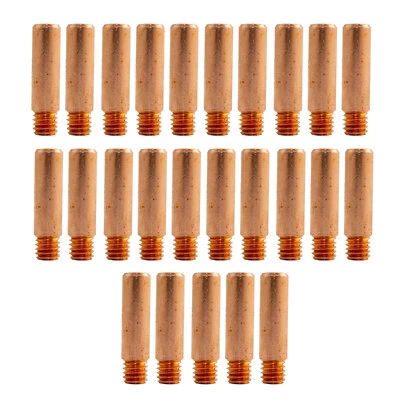 TWECO #1 Style MIG Contact Tips - 1.0mm - 25 Each - 11-40