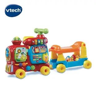 【Vtech】4合1智慧積木學習車(正版代理商公司貨)