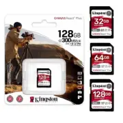 SD Memory Card Kingston 32GB 64GB V90 UHS-II Canvas React Plus SD Cameras