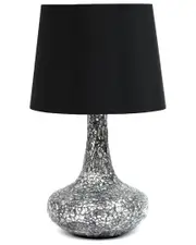 Lalia Home 14.17in Patchwork Crystal Glass Table Lamp