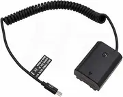 HangTon PD USB C 9V to NP-FZ100 Dummy Battery for Sony Alpha A7CR A7CII A7C A9II A6700 ZV-E1 A7RIV A1 A7RV A7SIII FX30 FX3 A7IV A7III A6600 A7RIII A7s A9 A9R A9S Camera