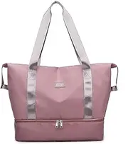 Dry and Wet Separation Yoga Fitness Bag Large Capacity Lightweight Outgoing Luggage Storage Bag Sleeve Travel Bag