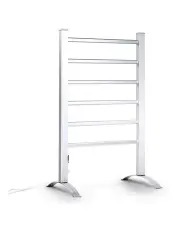 [Devanti] Electric Heated Towel Rail Rack Freestanding Clothes Dry Warmer 6 Bars