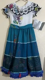 Disney Encanto Mirabel Girls Dress Costume Size 7/8 Brand New w/ Tags