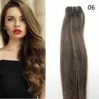 Double Weaves Track Machine Weft Hair Extensions Remy Human Hair Straight 100gr