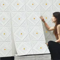 在飛比找蝦皮購物優惠-壁紙丁丁 3D 天花板牆貼壁紙牆裝飾設計牆紙貼紙現貨粘合劑銷
